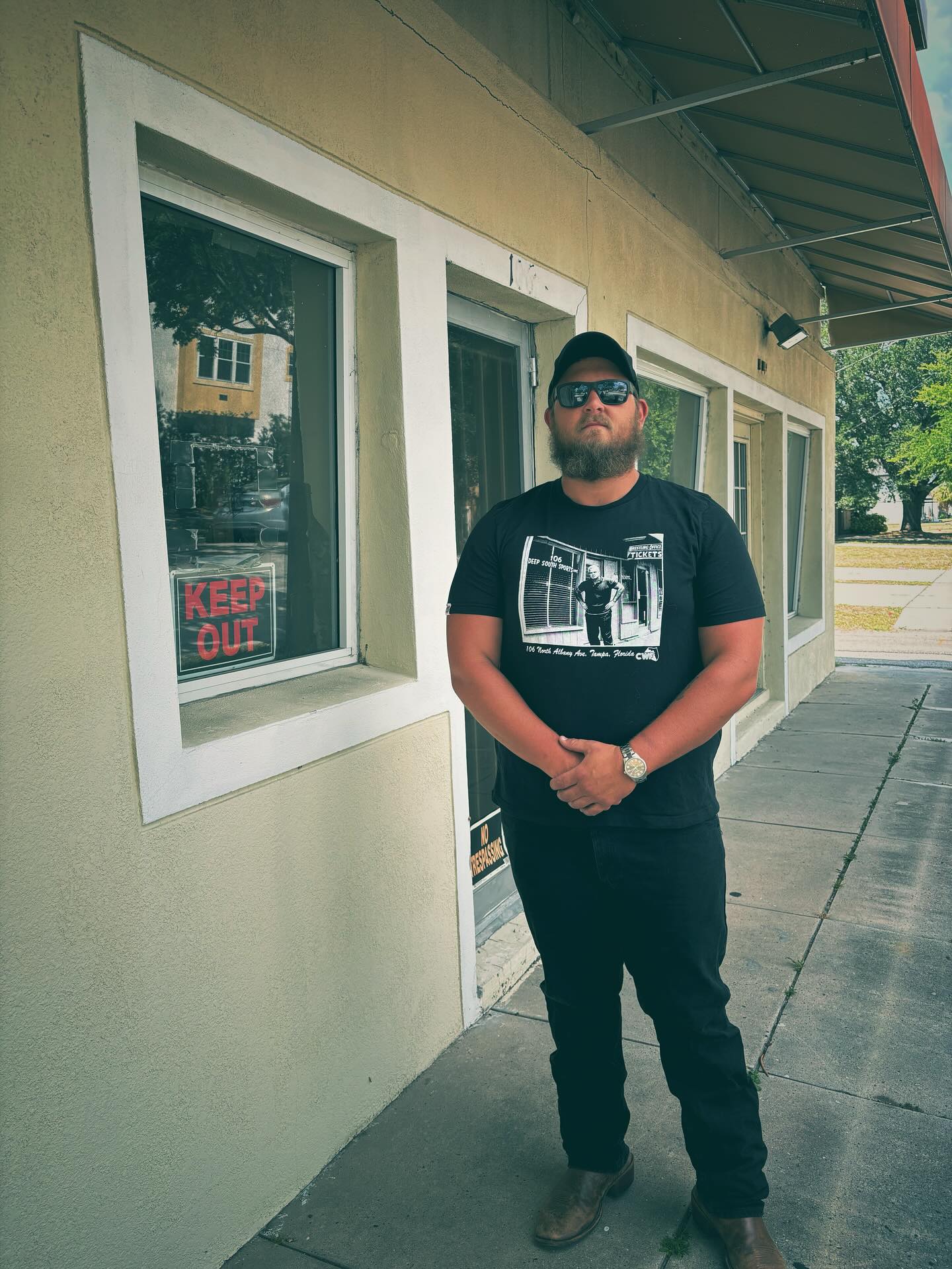 Tampa Sportatorium Black Tee