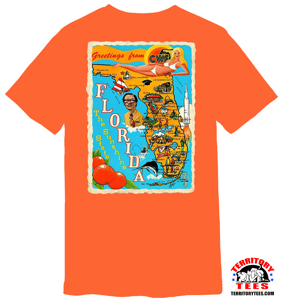 Greetings From The Sunshine State Coral Tee