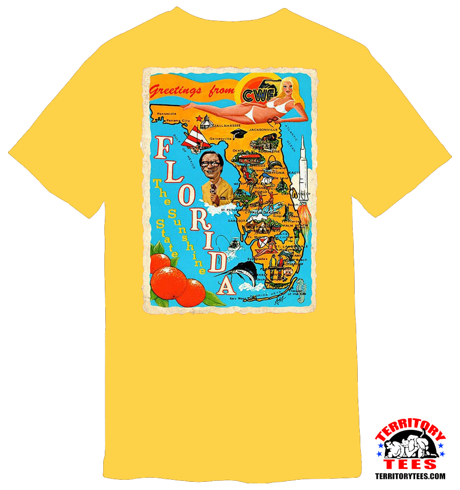 Greetings From The Sunshine State Yellow Tee