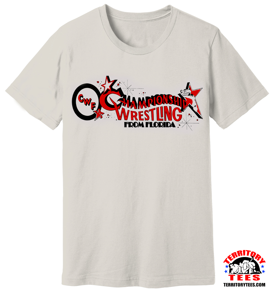 Championship Wrestling from Florida Vintage White Tee