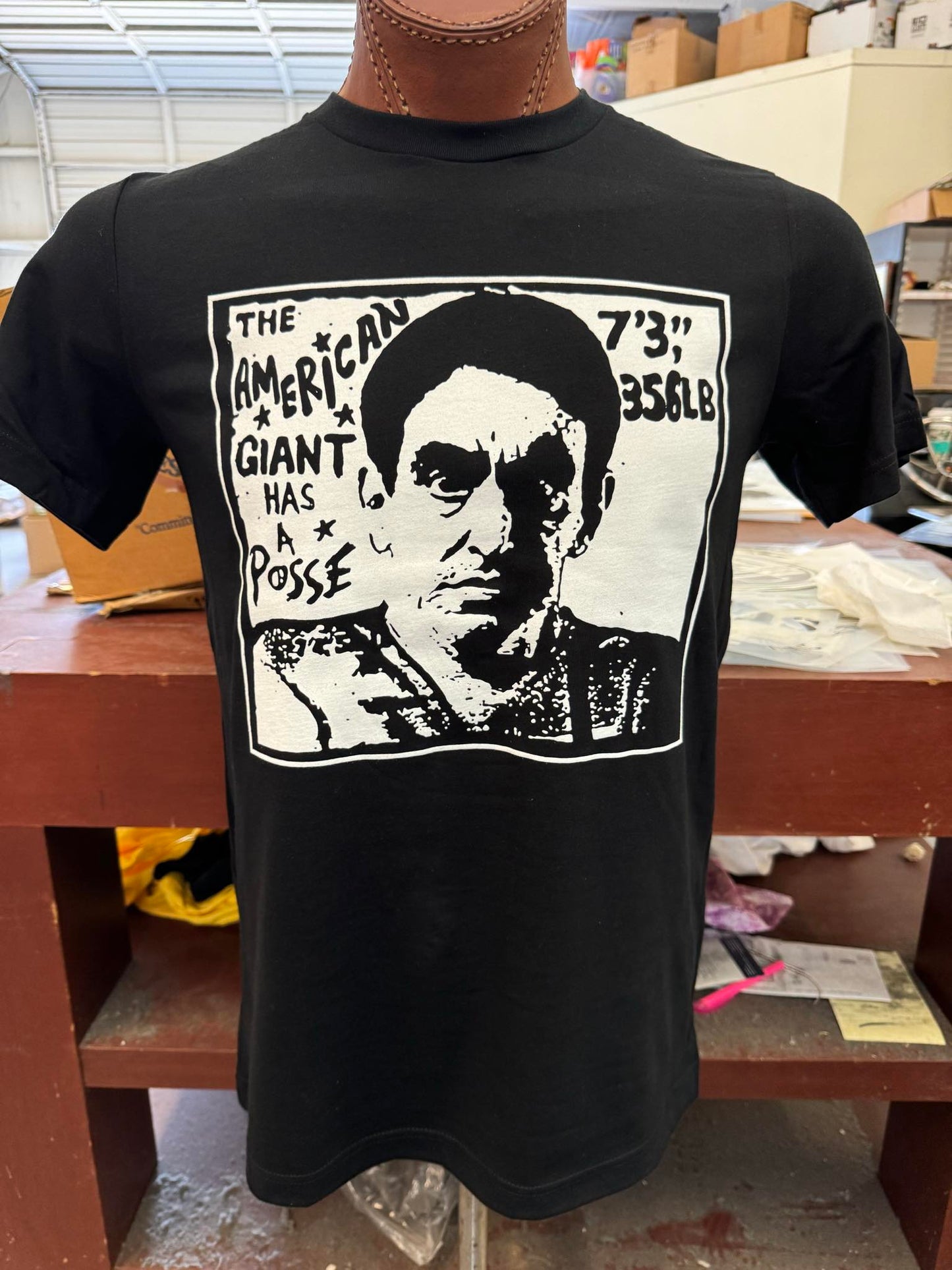 The American Giant Has a Posse Black Tee