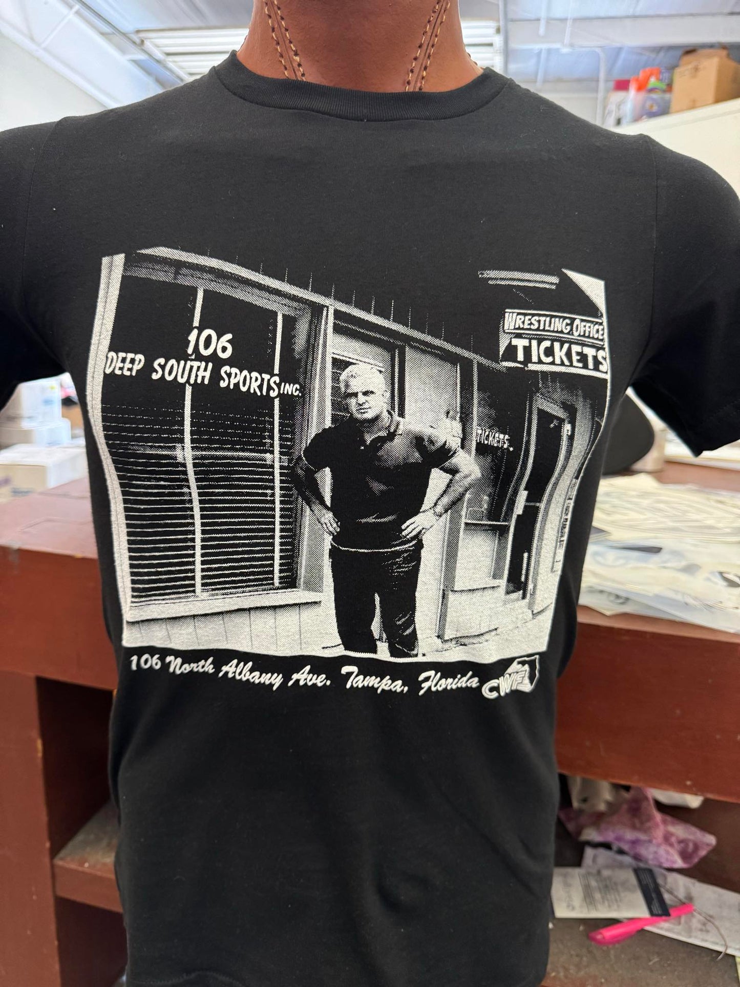 Tampa Sportatorium Black Tee